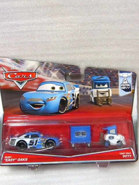 Piston Cup Series Disney/Pixar Cars Ruby Easy Oaks and Easy Idle Pitty Die-Cast Vehicles 