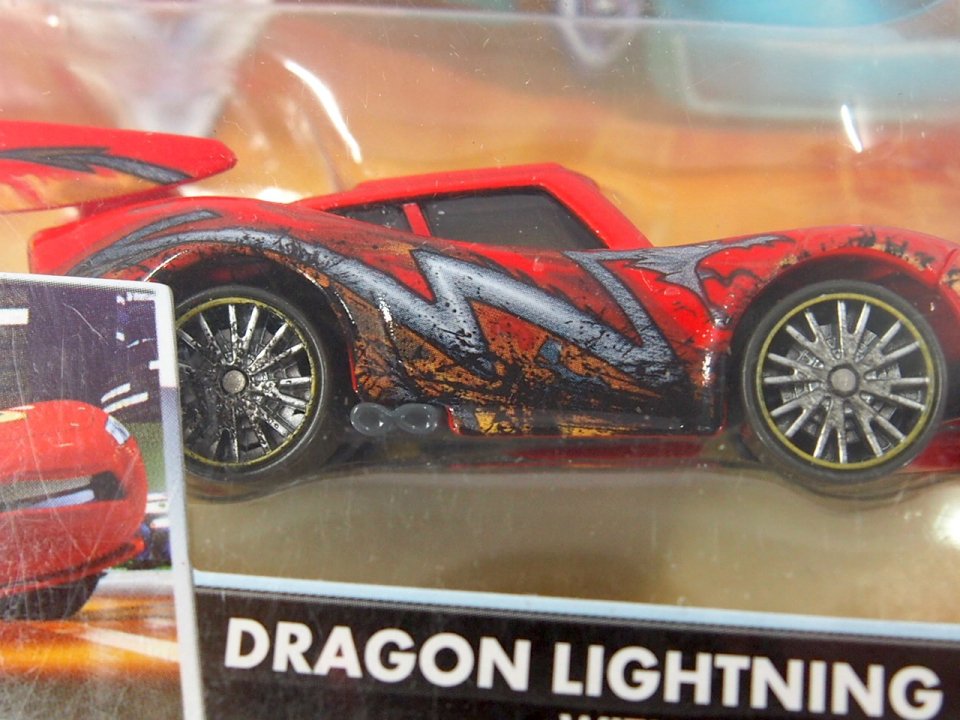 DRAGON LIGHTNING McQUEEN with OIL STAINS