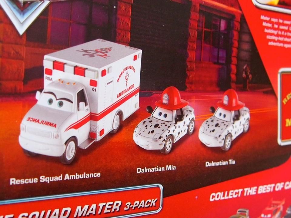 RESCUE SQUAD MATER AMBULANCE 3 PACKonly at WALMART