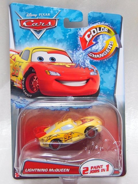 COLOR CHANGER LIGHTNING MCQUEEN RED/YELLOW