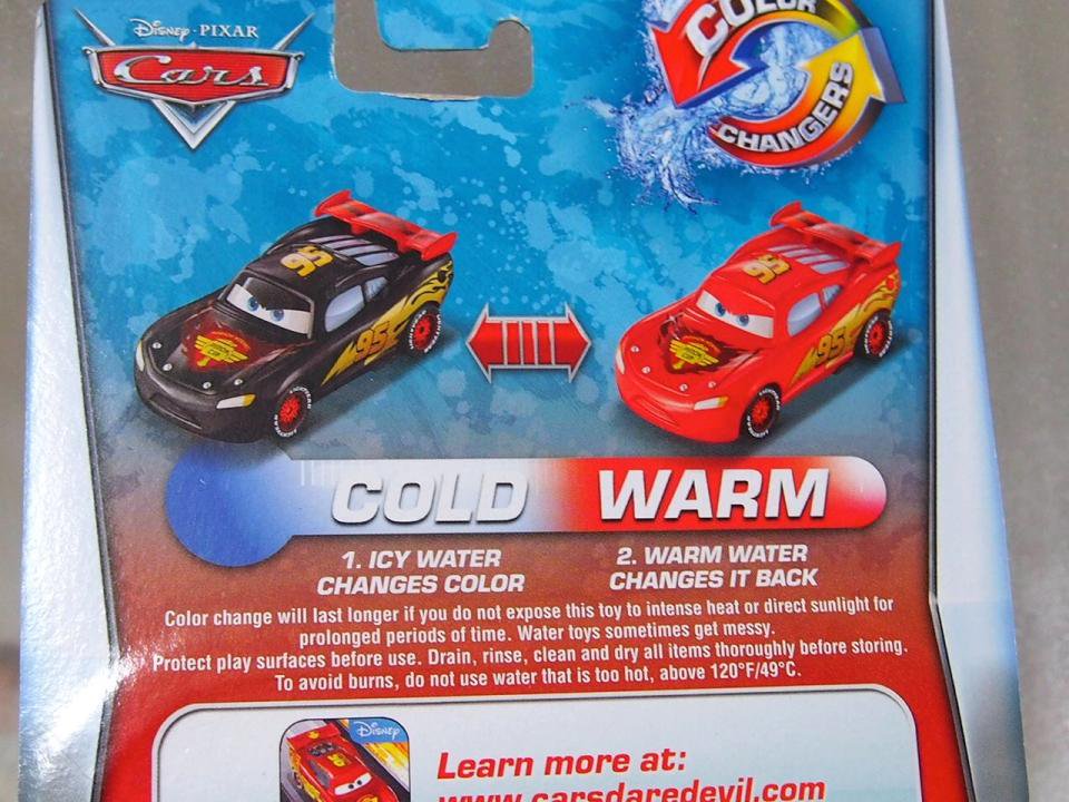 COLOR CHANGER LIGHTNING MCQUEEN BLACK/RED