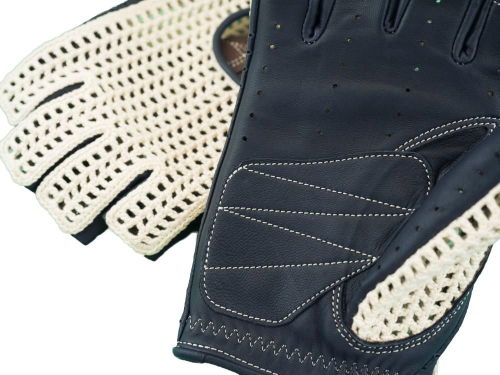 CACAZAN KNR-071　IVORY/NAVY ネイビー/ベージュ　新品M CACAZAN KNR-071 IVORY/NAVY