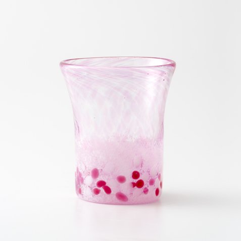 八重岳桜グラス　（ピンク） - 株式会社グラスアート藍