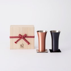 純銅製タンブラー2個セット | 夏冬限定 - こしらゑ by WDH | 【公式通販】和雑貨の贈り物