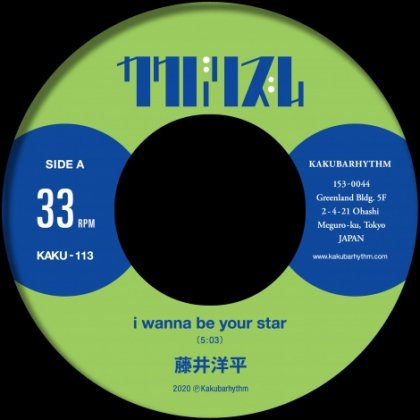 藤井洋平 - i wanna be your star / 意味不明な論理・方程式(7")