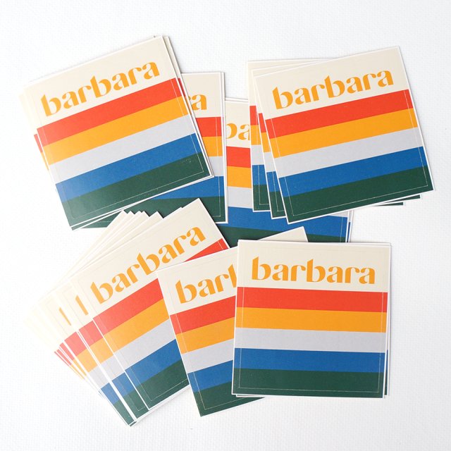 Barbara - Band Logo Sticker 