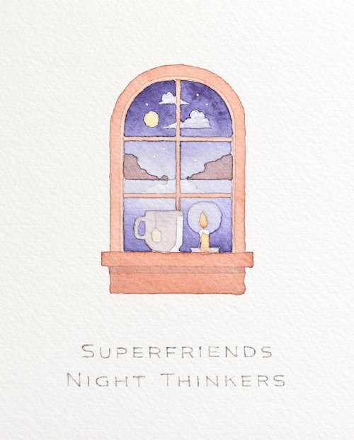 Superfriends - Night Thinkers (CD / 特典CD-R「Emo Tape」付)