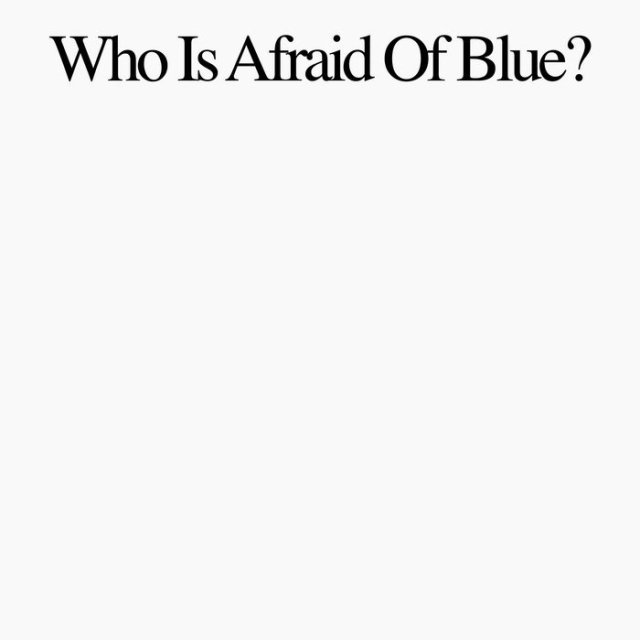 Purr - Who Is Afraid of Blue?(LP)