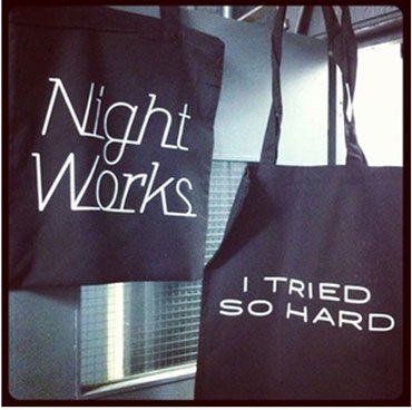 NIGHT WORKS - TOTE BAG