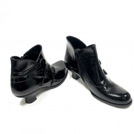 アンクルブーツ（#80211）サンプル特価　50％OFF 　23.5　BL, BL-E, KH　各1点 -  婦人靴MELFORD（メルフォード）Stack Skerry（スタックスケリー）| Made in JAPANにこだわった逸品をお届けします