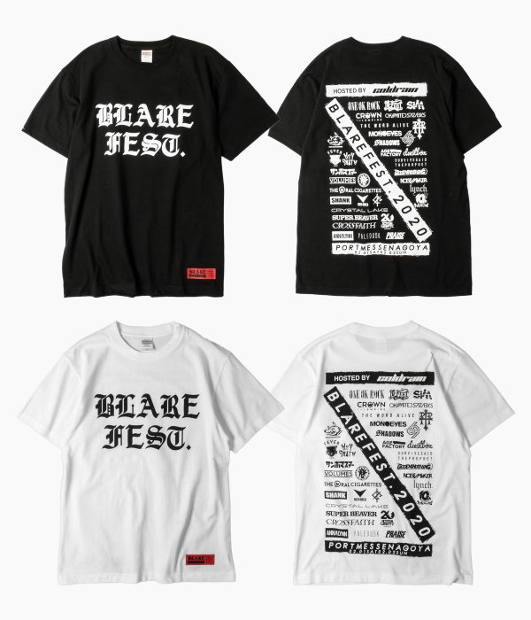 受注生産商品 】[BF2020] “BLARE FEST.” T-shirt（Tシャツ-Ａ）【 3月 ...