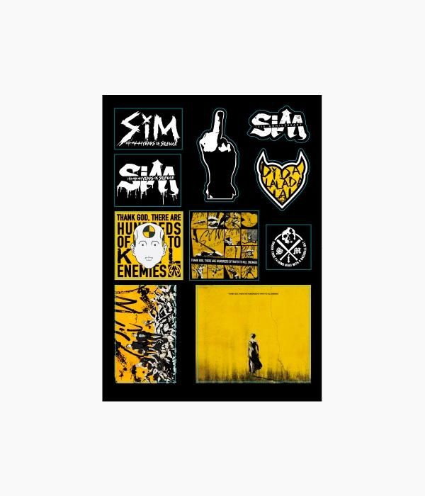 Sim Sim5th ステッカーシート