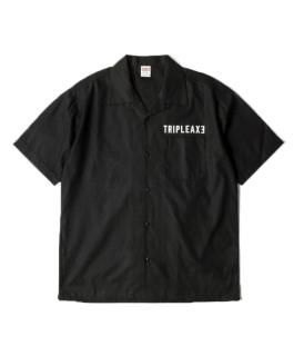 [TRIPLE AXE] OPEN COLLAR SHIRT