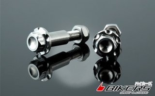 バイク用品 ステップバイカーズ BIKERS リアフットペグ L R2ケ レッド