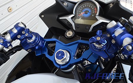 Ninja250R(EX250K)Rotating Bar Clamp 2 （ハンドルバーホルダー2個いり) - BIKERS-JAPAN  （BIKERS正規ディーラー)