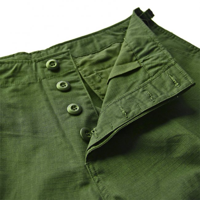 US MILITARY B.D.U RIPSTOP SHORTPANTS / OLIVE (USミリタリー カーゴ