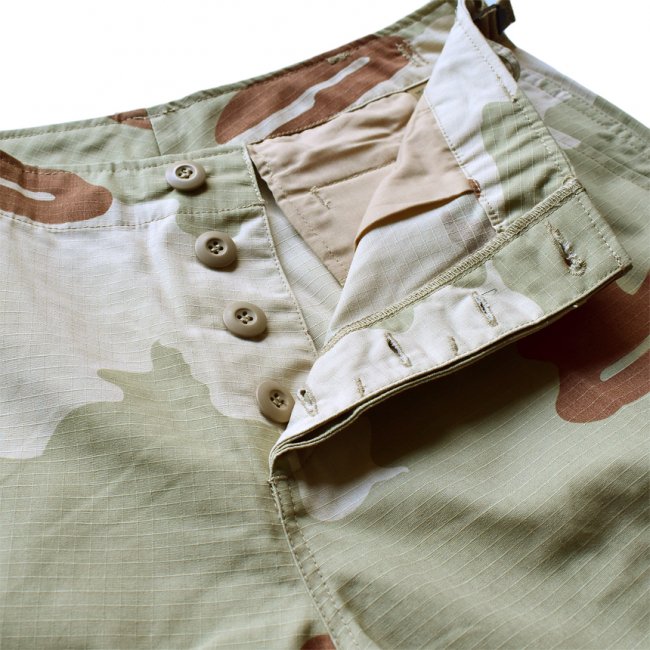 US MILITARY B.D.U RIPSTOP SHORTPANTS / 3COLOR DESERT CAMO (US