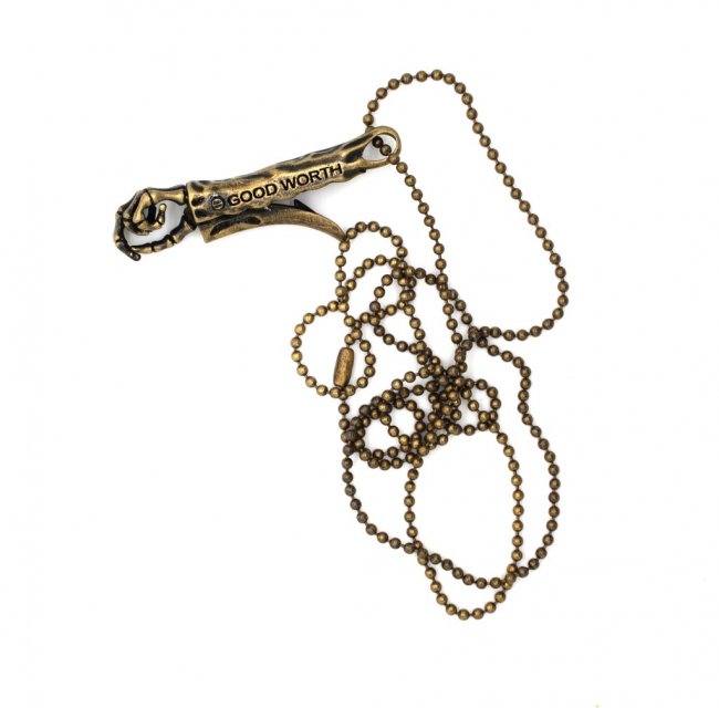 <img class='new_mark_img1' src='https://img.shop-pro.jp/img/new/icons58.gif' style='border:none;display:inline;margin:0px;padding:0px;width:auto;' />Good Worth & Co.ROACH CLIP NECKLACE  (アクセサリー ネックレス)