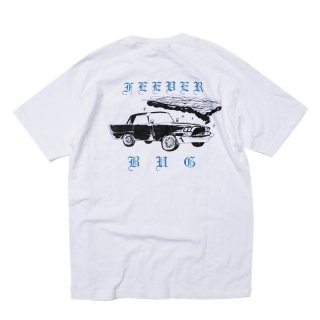 FEEVERBUG CAR CLUB TEE / WHITE (フィバーバグ Tシャツ/半袖)