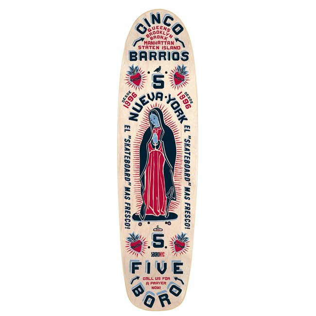 5BORO Cinco Barrios Large Cruiser DECK / 8 X 31.5