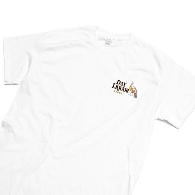<img class='new_mark_img1' src='//img.shop-pro.jp/img/new/icons5.gif' style='border:none;display:inline;margin:0px;padding:0px;width:auto;' />DAY LIQUOR STORE TURKEY TEE / WHITE (デイリカーストアー Tシャツ)