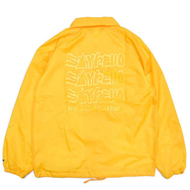 SAYHELLO JAMS COACH JACKET/ GOLD (セイハロー コーチジャケット)