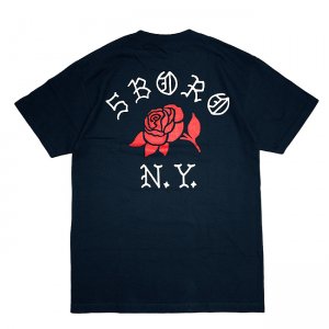<img class='new_mark_img1' src='https://img.shop-pro.jp/img/new/icons5.gif' style='border:none;display:inline;margin:0px;padding:0px;width:auto;' />5BORO ROSE TEE / NAVY (ファイブボロ/Tシャツ)