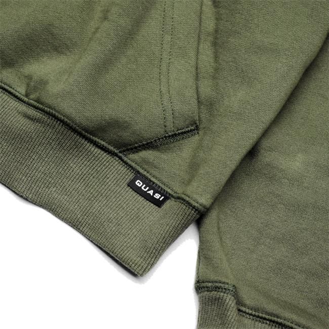 QUASI WORDMARK HOODIE / DARK OLIVE (クアジ パーカー フーディー) - HORRIBLE'S  PROJECT｜HORRIBLE'S｜SAYHELLO | HELLRAZOR | Dime MTL | QUASI | HOTEL BLUE |  GX1000 | THEORIES | VANS SKATE | 正規取扱い販売店 |