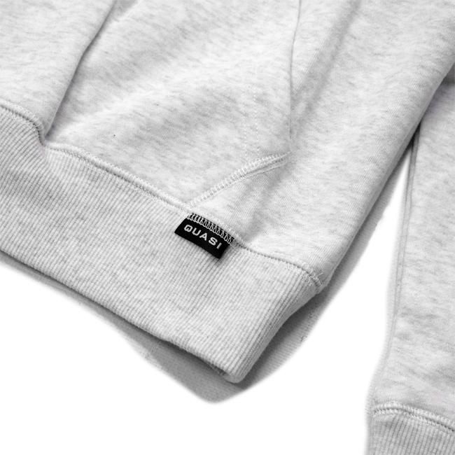 QUASI WALTER HOOD SWEAT / ASH (クアジ パーカー フーディー QUASI WALTER HOOD SWEAT / ASH (クアジ パーカー フーディー