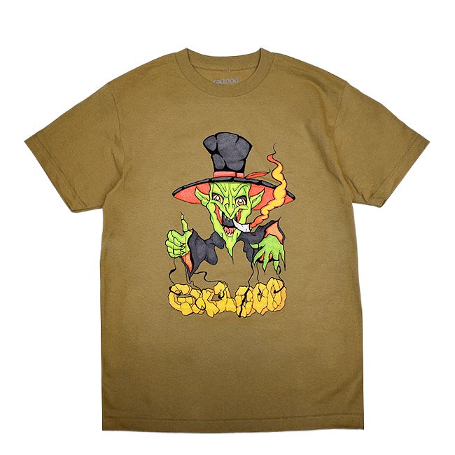 <img class='new_mark_img1' src='https://img.shop-pro.jp/img/new/icons5.gif' style='border:none;display:inline;margin:0px;padding:0px;width:auto;' />GX1000 PUPPET MASTER TEE / SAFARI GREEN (ジーエックスセン Tシャツ / 半袖)
