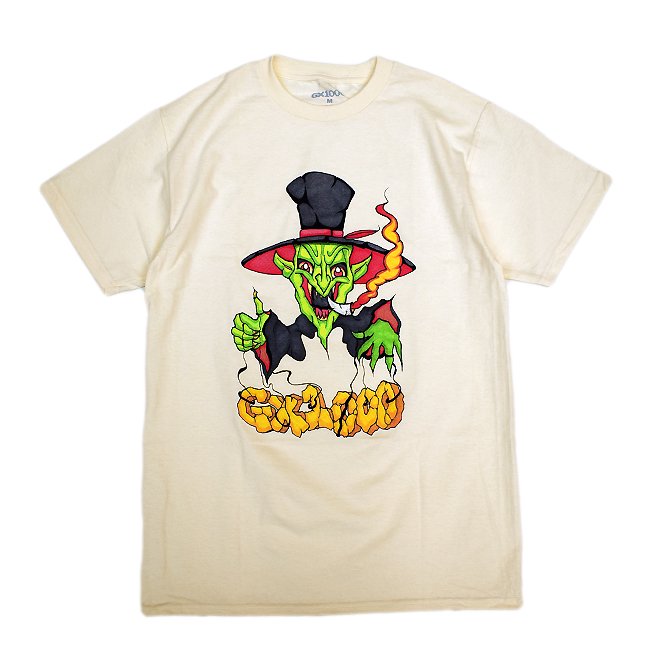 <img class='new_mark_img1' src='https://img.shop-pro.jp/img/new/icons5.gif' style='border:none;display:inline;margin:0px;padding:0px;width:auto;' />GX1000 PUPPET MASTER TEE / CREME (ジーエックスセン Tシャツ / 半袖)