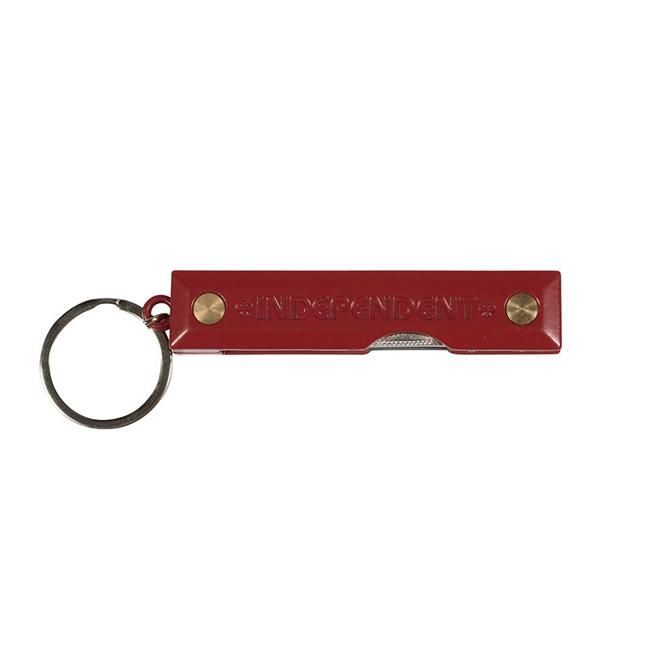 INDEPENDENT INDEPENDENT RED CURB KEYCHAIN (インデペンデント