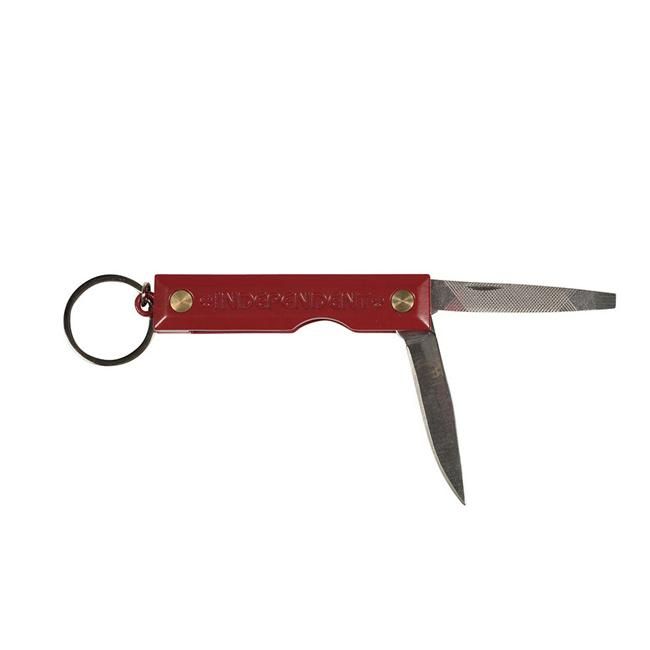 INDEPENDENT INDEPENDENT RED CURB KEYCHAIN (インデペンデント