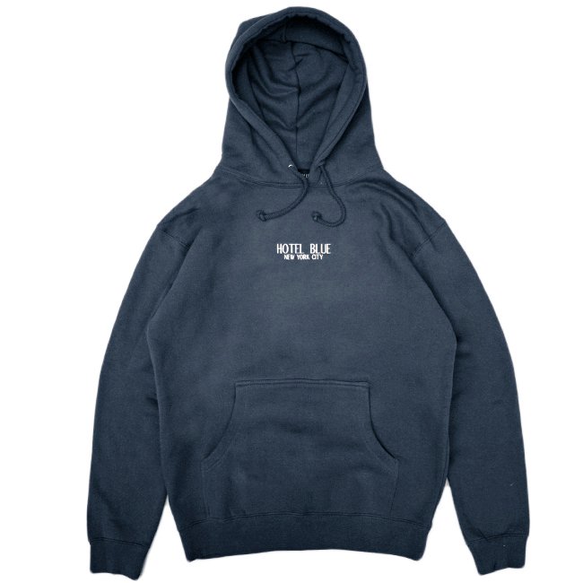 HOTEL BLUE LOGO HOODIE / SLATE (ホテルブルー フーディー/パーカー/スウェット)