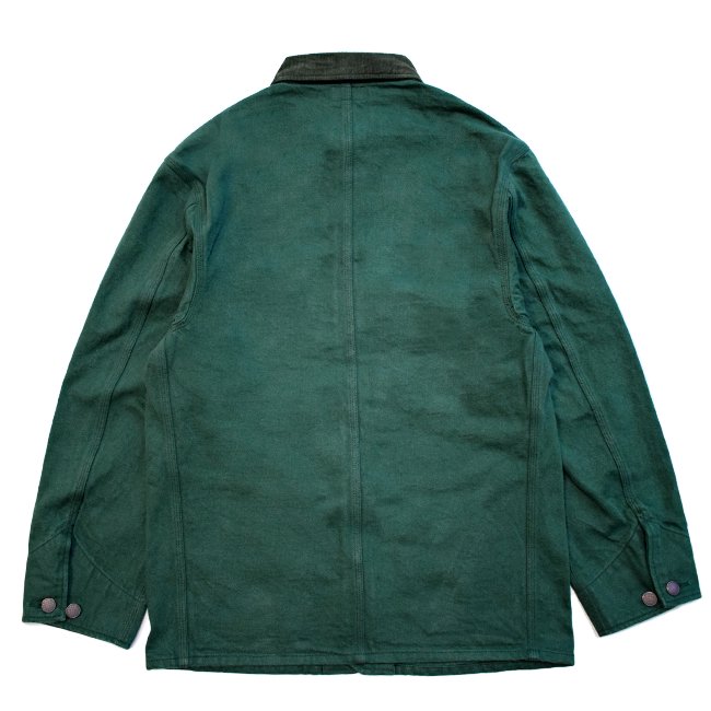 HELLRAZOR PLATINUM PAINTER DENIM JACKET / GREEN (ヘルレイザー デニムカバーオールジャケット)