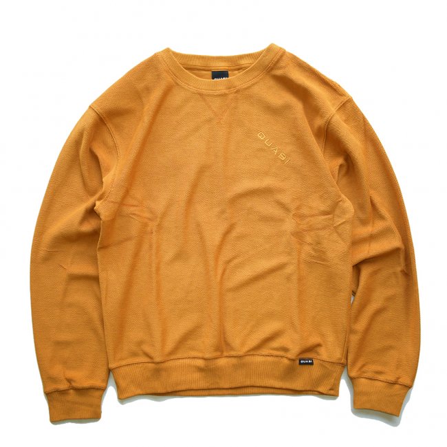 QUASI TERRY CREW SWEAT / GOLD (クアジ クルーネックスウェット)