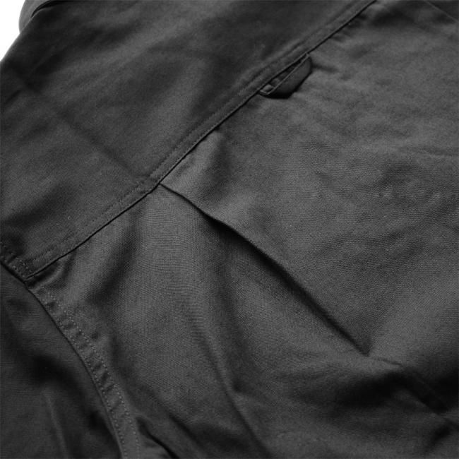 HELLRAZOR HALF ZIP OXFORD SHIRT / BLACK (ヘルレイザー 半袖