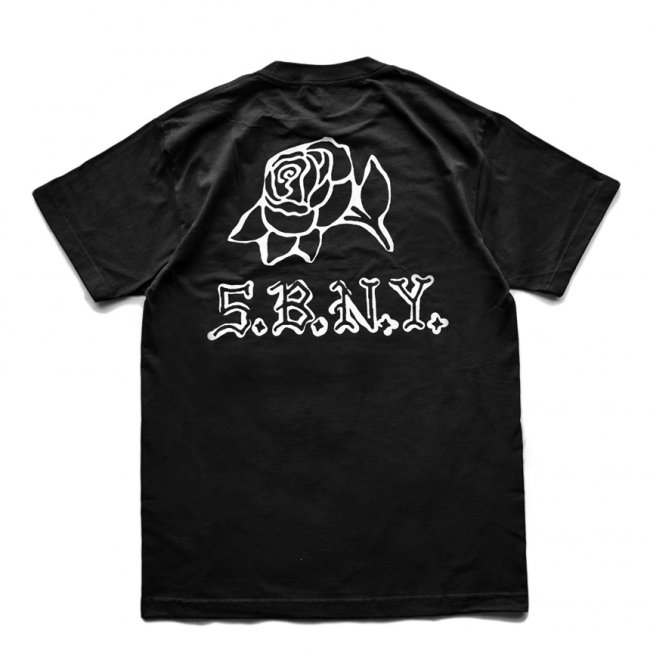 <img class='new_mark_img1' src='https://img.shop-pro.jp/img/new/icons5.gif' style='border:none;display:inline;margin:0px;padding:0px;width:auto;' />5BORO DIY ROSE TEE / BLACK (ファイブボロ/Tシャツ)