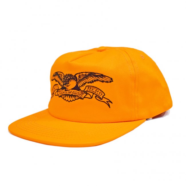 ANTIHERO BASIC EAGLE 5PANEL CAP / ORANGE (アンチヒーロー/ キャップ)