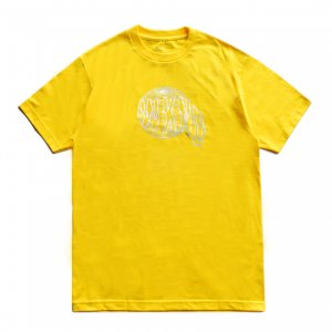 <img class='new_mark_img1' src='https://img.shop-pro.jp/img/new/icons5.gif' style='border:none;display:inline;margin:0px;padding:0px;width:auto;' />WKND GLOBE TEE / YELLOW （ウィークエンド Tシャツ）　