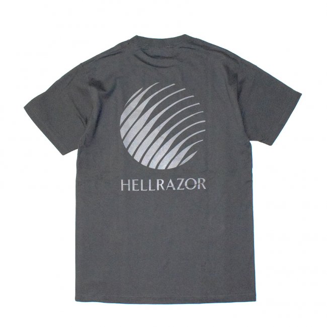 HELLRAZOR LOGO SHIRT / GREY (ヘルレイザー Tシャツ) - HORRIBLE'S