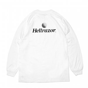 <img class='new_mark_img1' src='https://img.shop-pro.jp/img/new/icons5.gif' style='border:none;display:inline;margin:0px;padding:0px;width:auto;' />Hellrazor TRADEMARK LOGO L/S TEE / WHITE (إ쥤 󥰥꡼T)