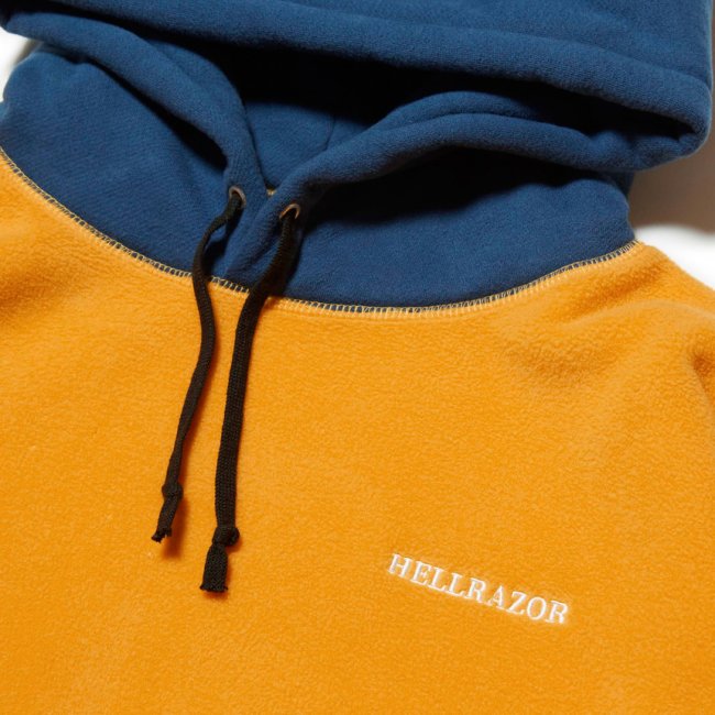 Hellrazor FLEECE PARKA / ORANGE×BLUE (ヘルレイザー フリースパーカー/フーディ)