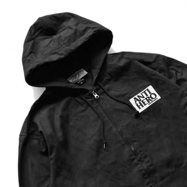 ANTIHERO RESERVE ZIP UP HOODED JACKET/ BLACK (アンチヒーロー/ジャケット)