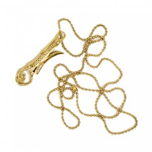 <img class='new_mark_img1' src='https://img.shop-pro.jp/img/new/icons5.gif' style='border:none;display:inline;margin:0px;padding:0px;width:auto;' />Good Worth & Co.ROACH CLIP NECKLACE / GOLD  (アクセサリー ネックレス)