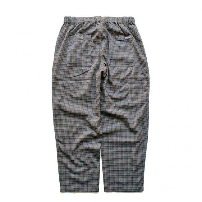 THEORIES STAMP LOUNGE PANT / BLUE & BROWN CHECK 