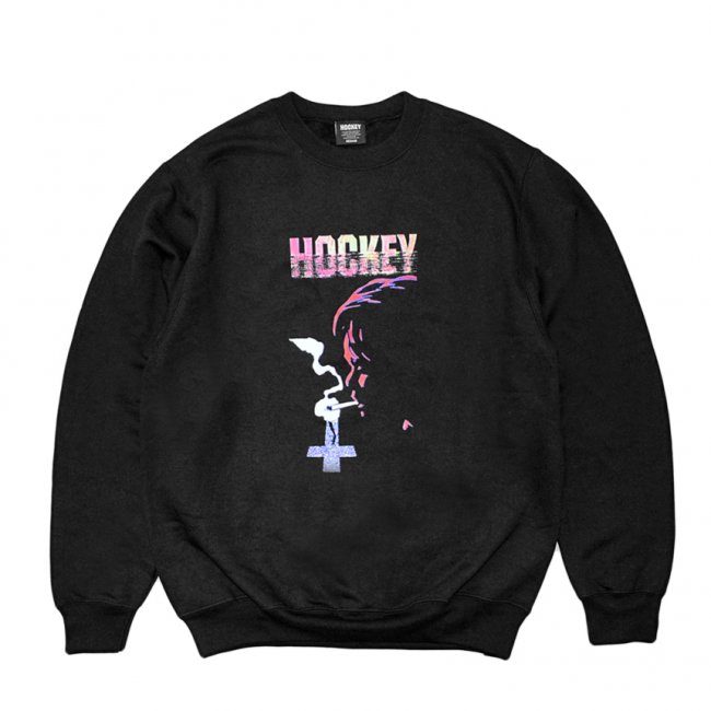 HOCKEY CONFESSION CREWNECK SWEAT / BLACK (ホッキー スウェット)