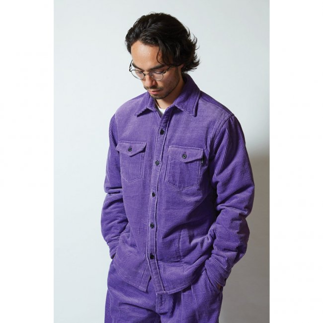 HELLRAZOR CORDUROY SHIRT JACKET / PURPLE (ヘルレイザー