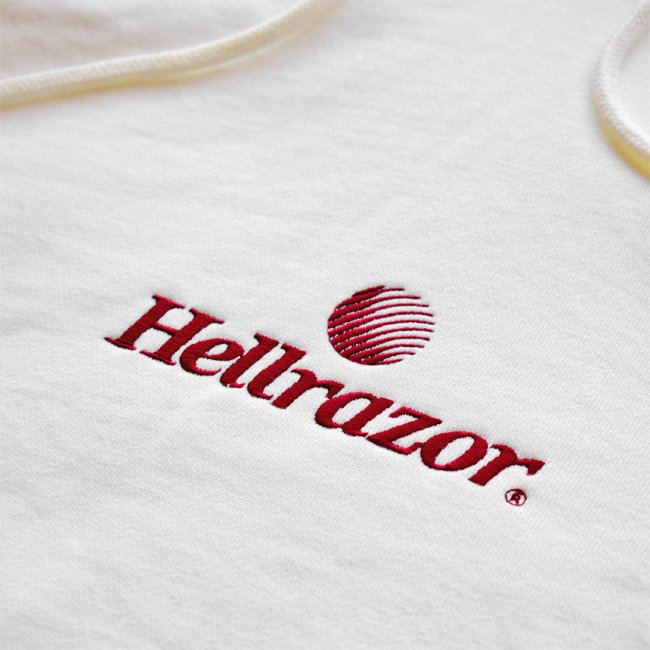 HELLRAZOR TRADEMARK LOGO HOODIE / WHITE (ヘルレイザー パーカー