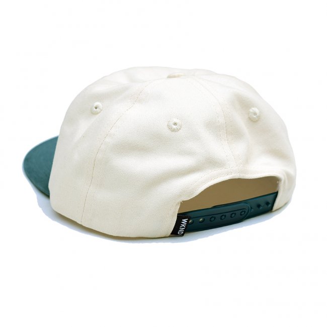 WKND STACKED CAP / NATURAL×JADE（ウィークエンド 6パネルキャップ 